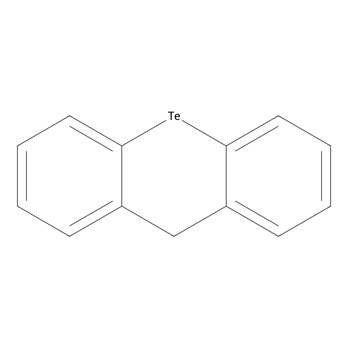 9H-telluroxanthene molecular structure, CAS 261-42-7