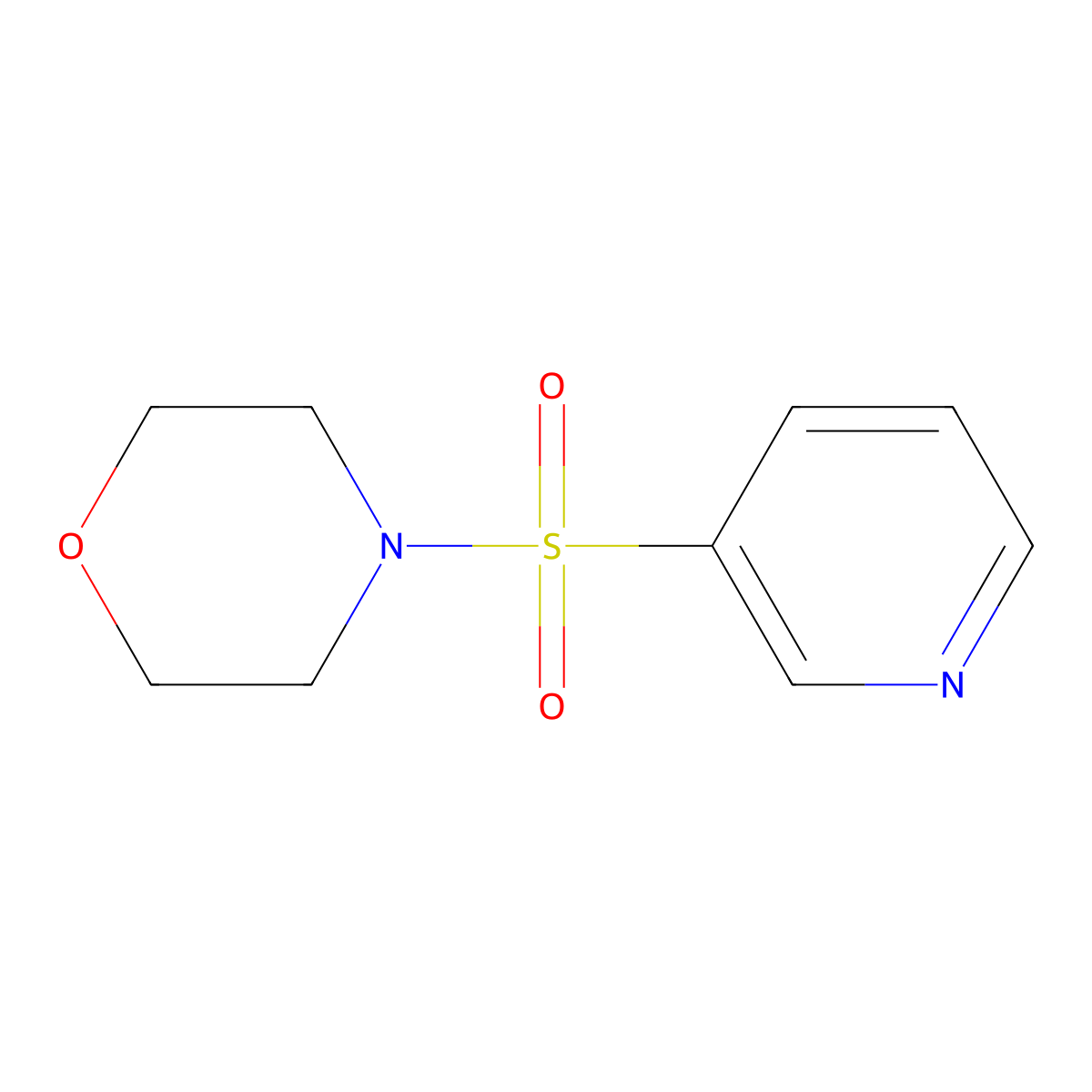 3-(Morpholinosulfonyl)pyridine molecular structure, CAS 26103-48-0
