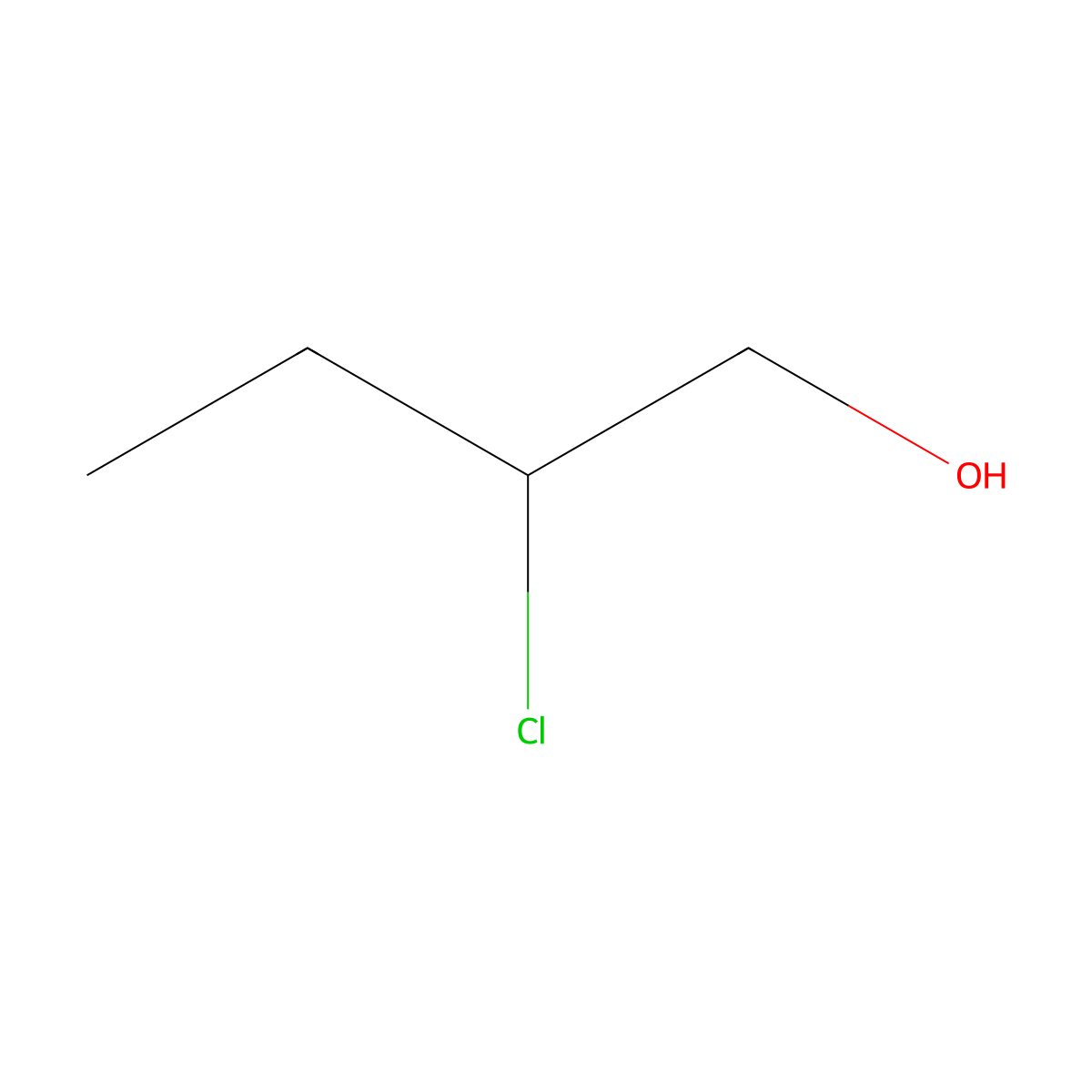 2-Chlorobutan-1-ol molecular structure, CAS 26106-95-6