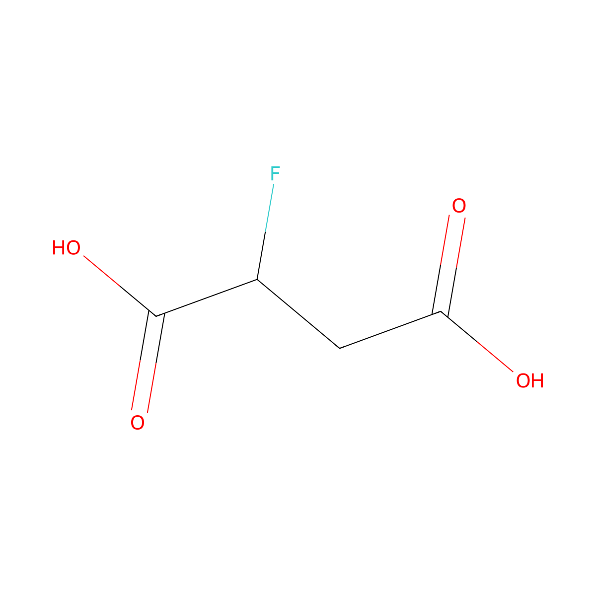 (S)-2-Fluorobutanedioic Acid molecular structure, CAS 26109-19-3