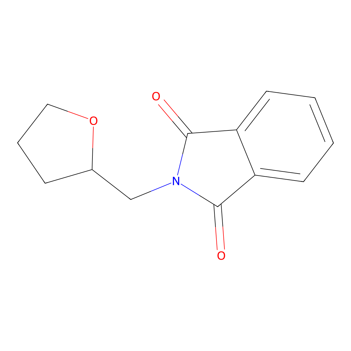 2-(Oxolan-2-ylmethyl)isoindole-1,3-dione molecular structure, CAS 26116-10-9