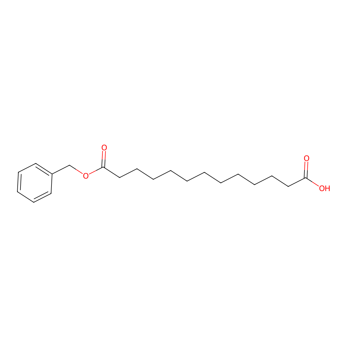 13-(Benzyloxy)-13-oxotridecanoic acid molecular structure, CAS 261178-55-6