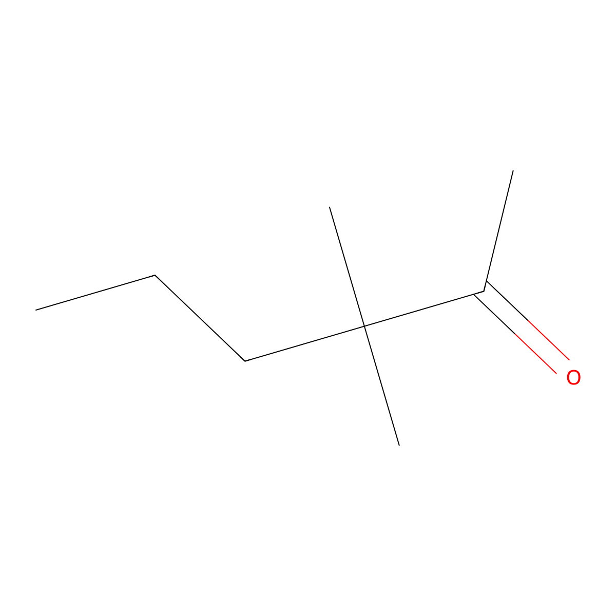 3,3-Dimethyl-2-hexanone molecular structure, CAS 26118-38-7