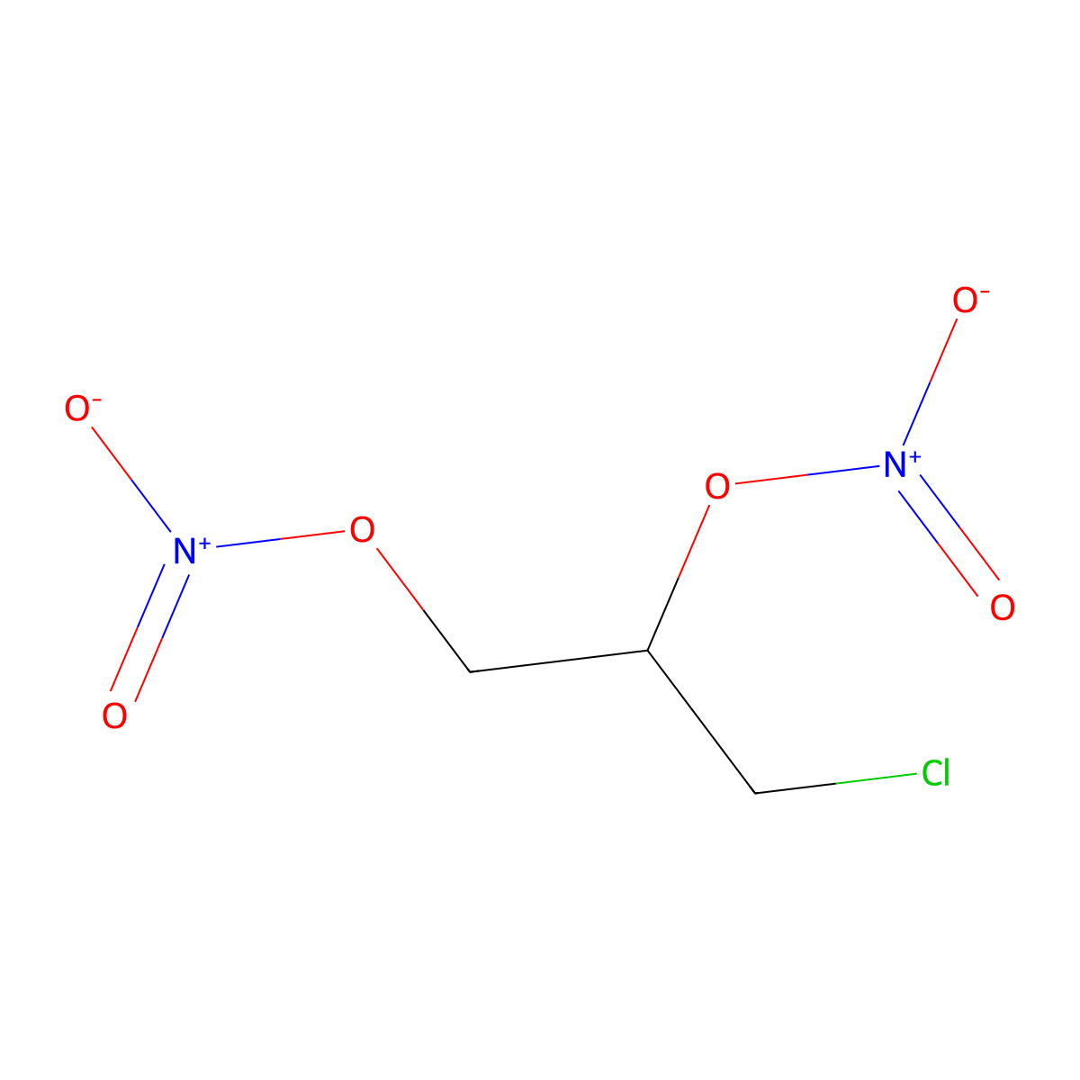 Clonitrate molecular structure, CAS 2612-33-1