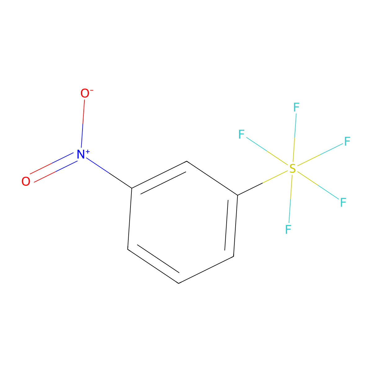 3-Nitrophenylsulfur Pentafluoride molecular structure, CAS 2613-26-5