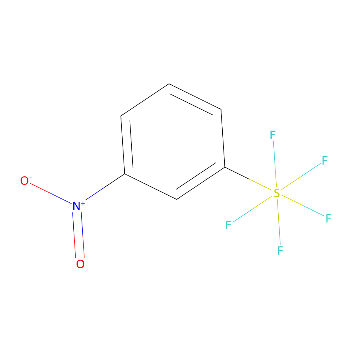 3-Nitrophenylsulfur Pentafluoride molecular structure, CAS 2613-26-5