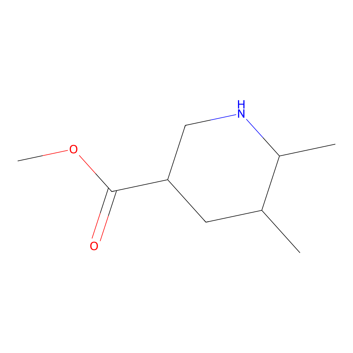 rac-methyl (3R,5S,6S)-5,6-dimethylpiperidine-3-carboxylate molecular structure, CAS 2613298-96-5