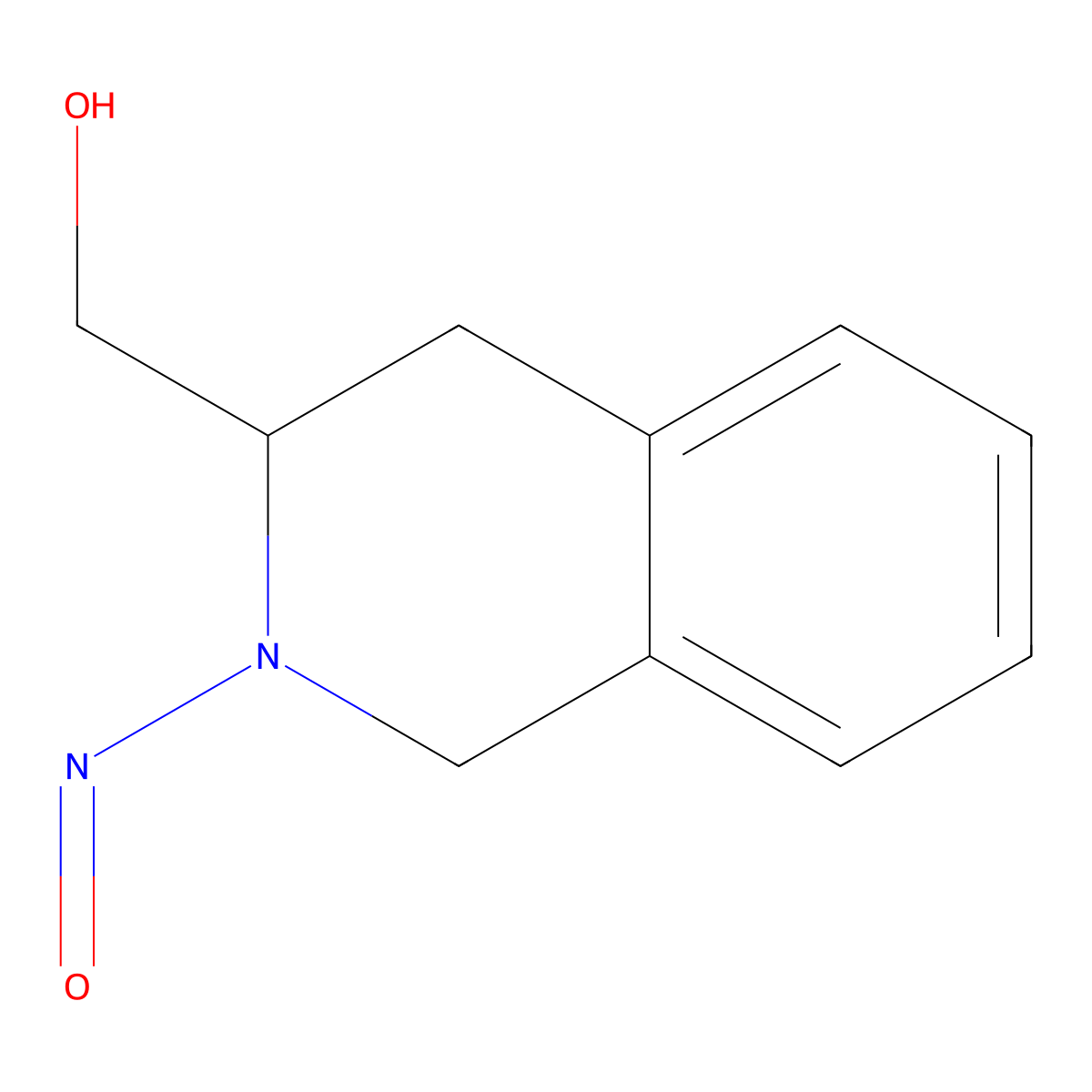 [(3S)-2-nitroso-1,2,3,4-tetrahydroisoquinolin-3-yl]methanol molecular structure, CAS 2613299-79-7