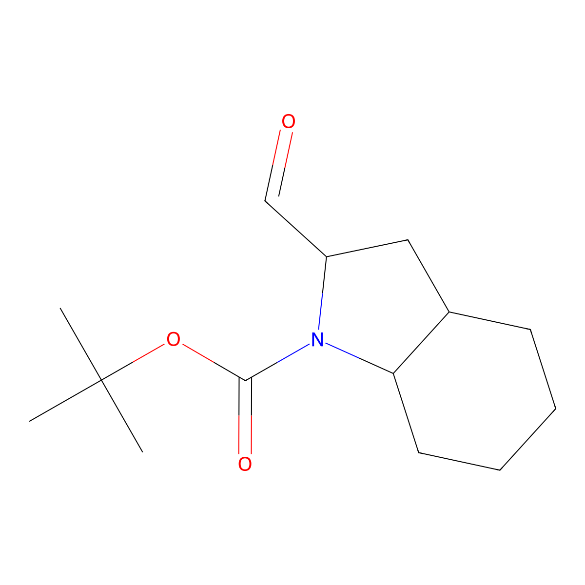 Tert-butyl (3as,7as)-2-formyl-octahydro-1h-indole-1-carboxylate molecular structure, CAS 2613366-52-0