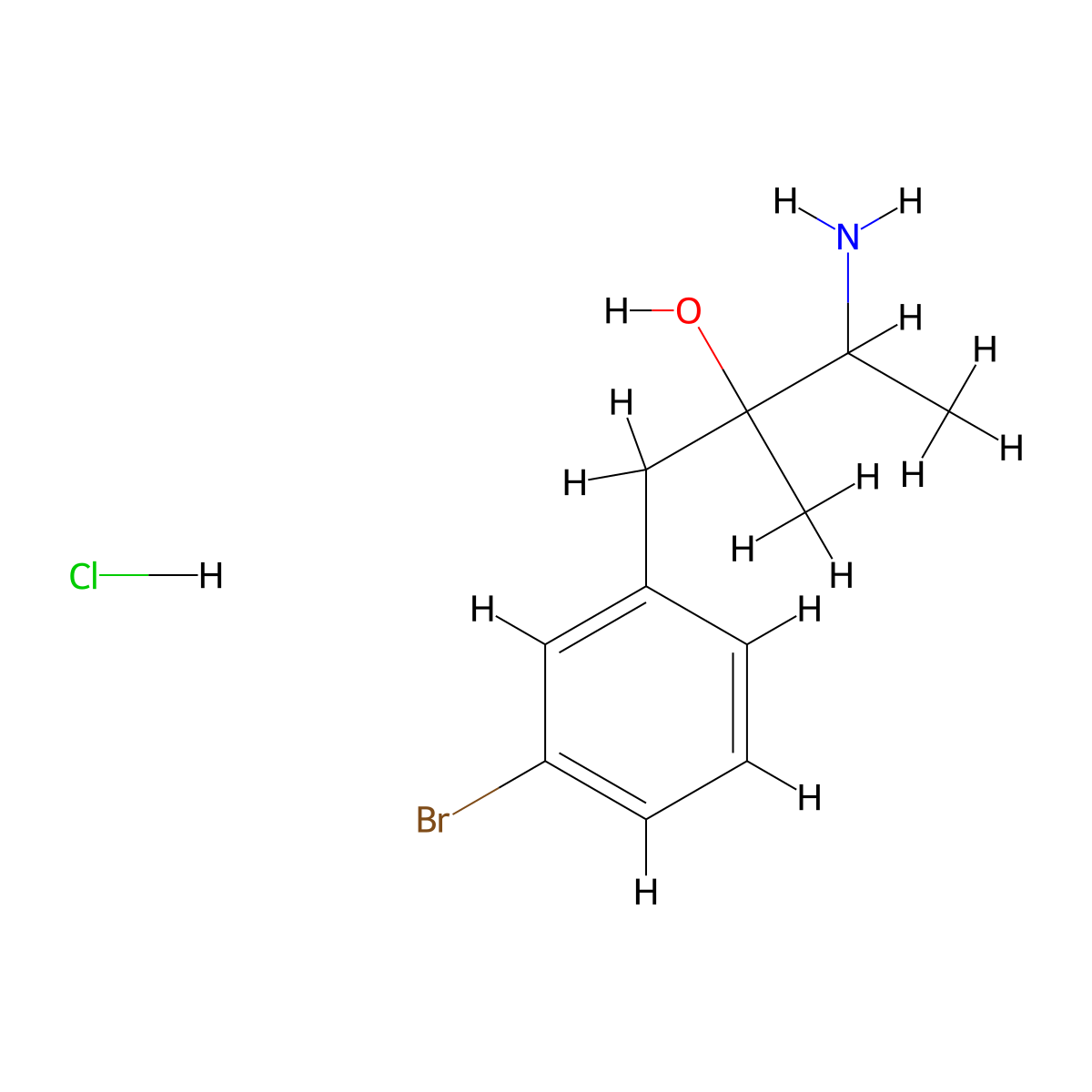 3-Amino-1-(3-bromophenyl)-2-methylbutan-2-ol hydrochloride molecular structure, CAS 2613381-68-1
