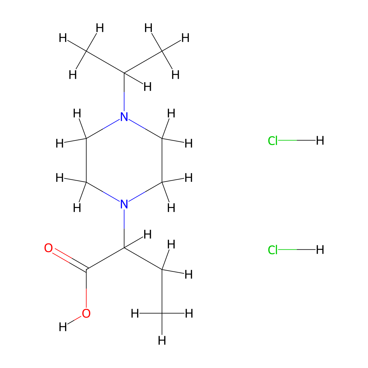 2-[4-(Propan-2-yl)piperazin-1-yl]butanoicaciddihydrochloride molecular structure, CAS 2613382-83-3