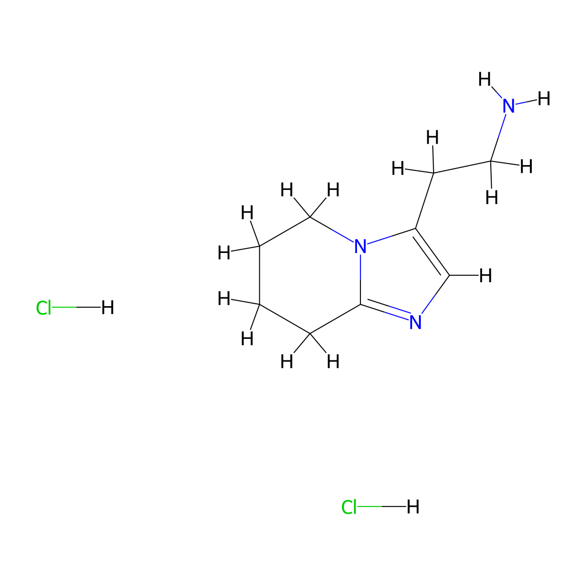 2-{5H,6H,7H,8H-imidazo[1,2-a]pyridin-3-yl}ethan-1-amine dihydrochloride molecular structure, CAS 2613383-64-3