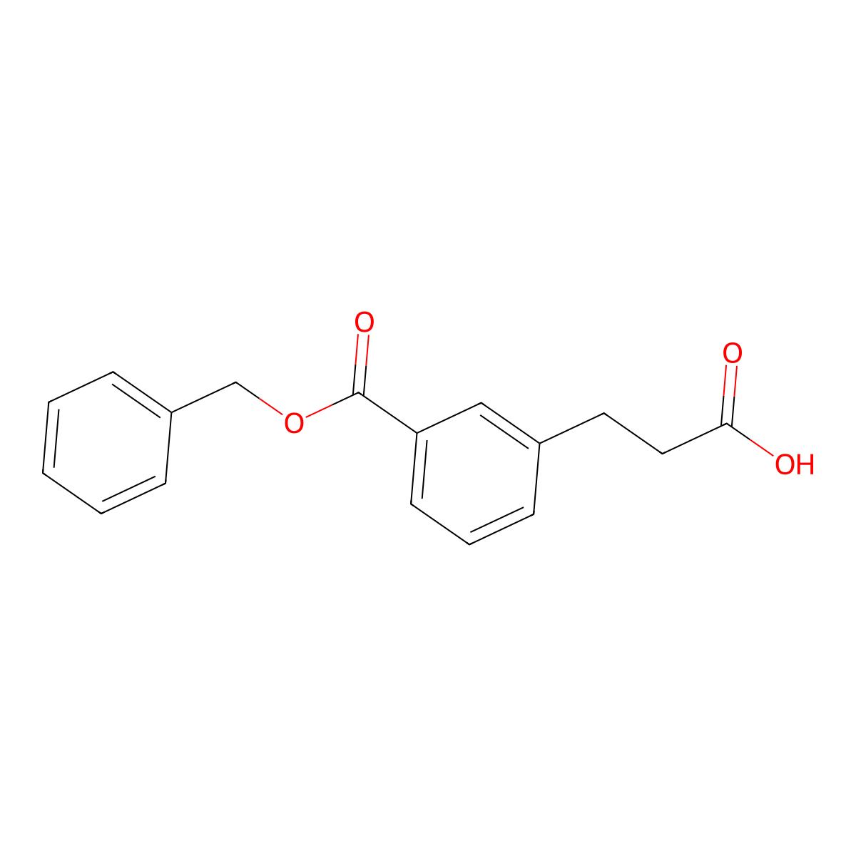 3-{3-[(Benzyloxy)carbonyl]phenyl}propanoicacid molecular structure, CAS 2613384-18-0