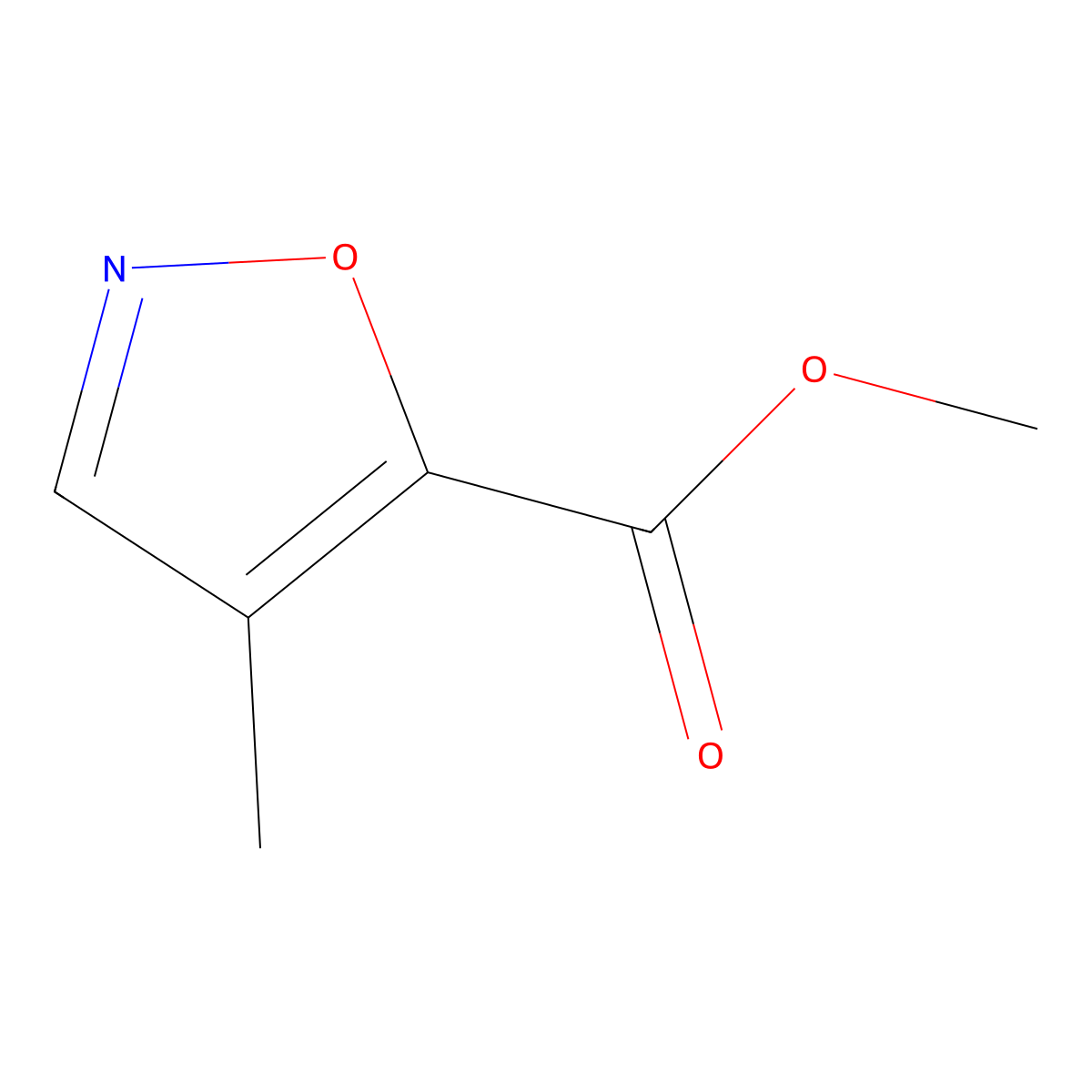Methyl 4-Methylisoxazole-5-carboxylate molecular structure, CAS 261350-48-5