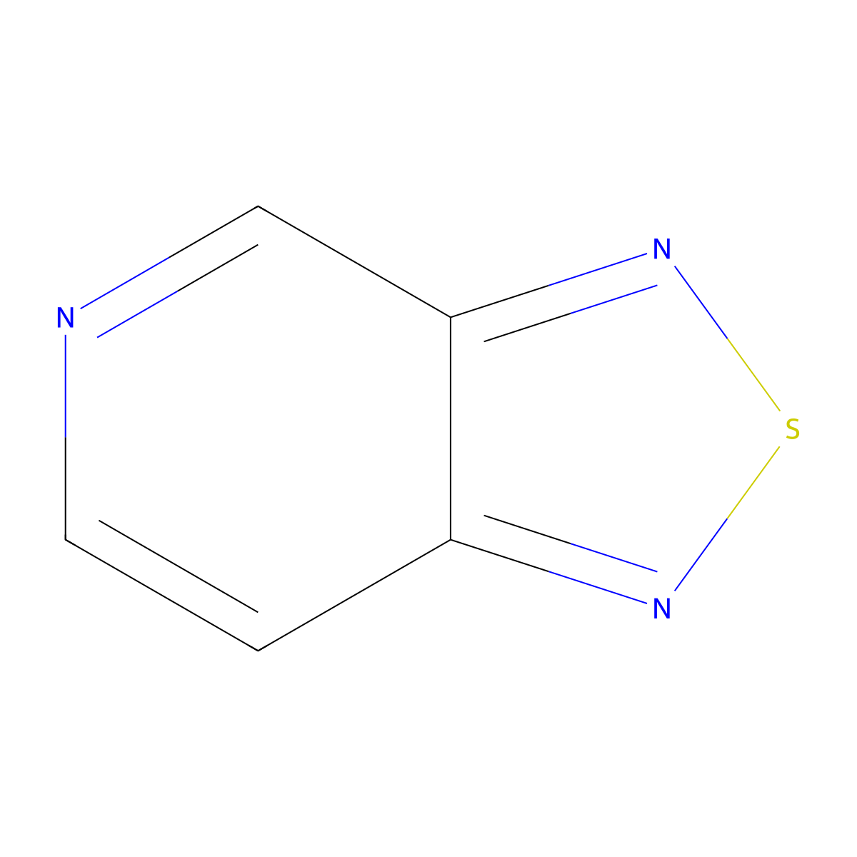 [1,2,5]Thiadiazolo[3,4-c]pyridine molecular structure, CAS 26147-89-7
