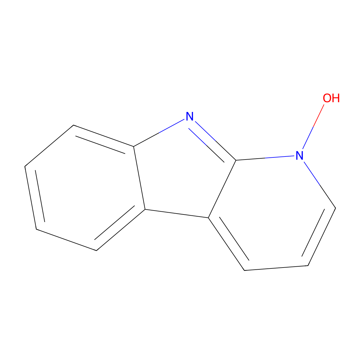9H-Pyrido[2,3-b]indole 1-Oxide molecular structure, CAS 26148-55-0