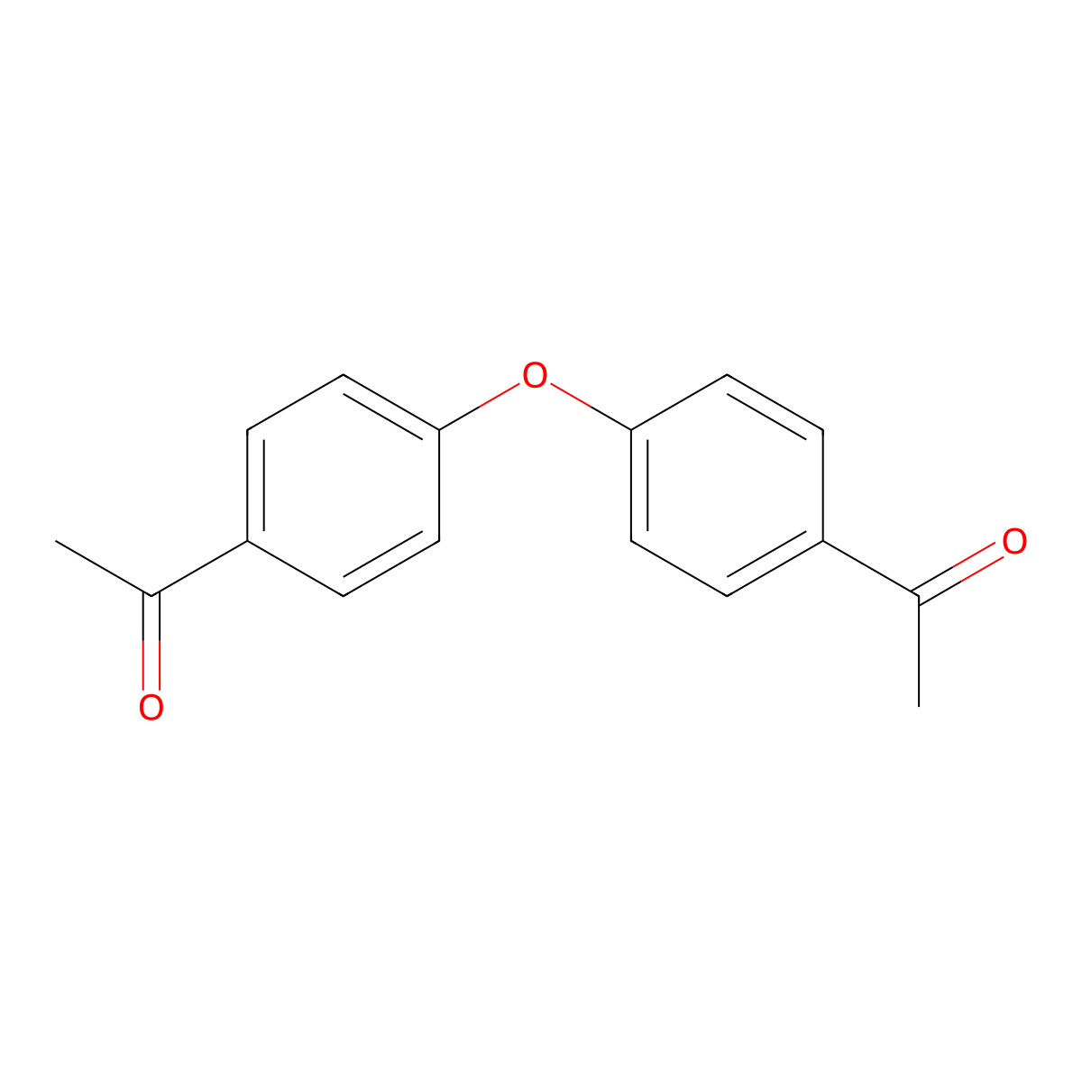 4-Acetylphenyl ether molecular structure, CAS 2615-11-4