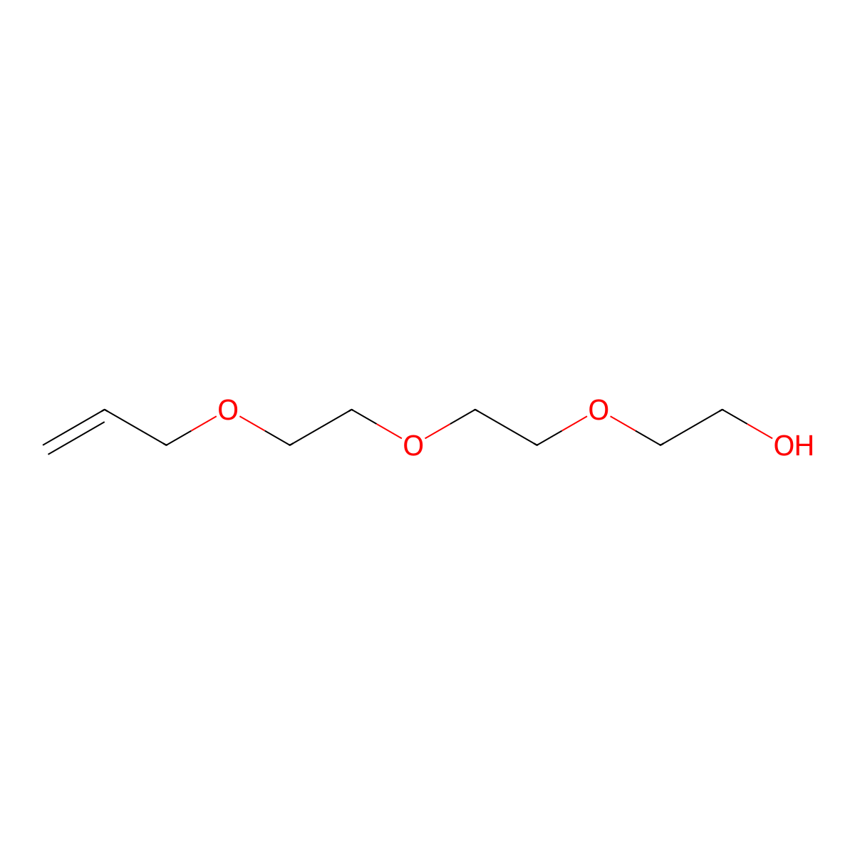 2-(2-(2-Allyloxy-ethoxy)-ethoxy)-ethanol molecular structure, CAS 26150-05-0