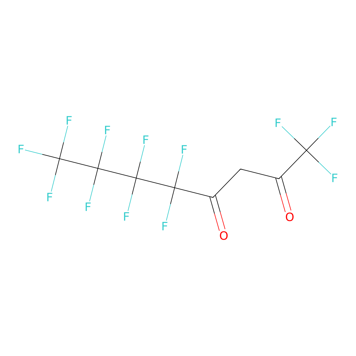 1,1,1,5,5,6,6,7,7,8,8,8-Dodecafluorooctane-2,4-dione molecular structure, CAS 261503-40-6