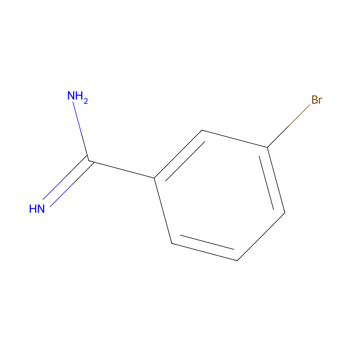 3-Bromo-benzamidine molecular structure, CAS 26157-85-7