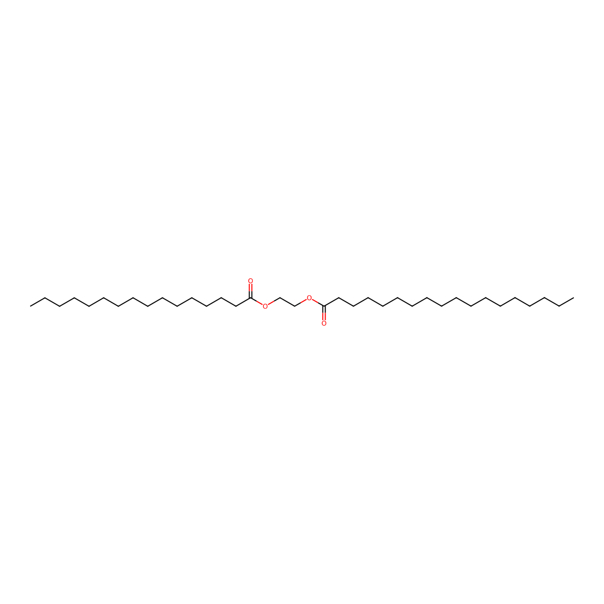 2-((1-Oxohexadecyl)oxy)ethyl stearate molecular structure, CAS 26158-81-6