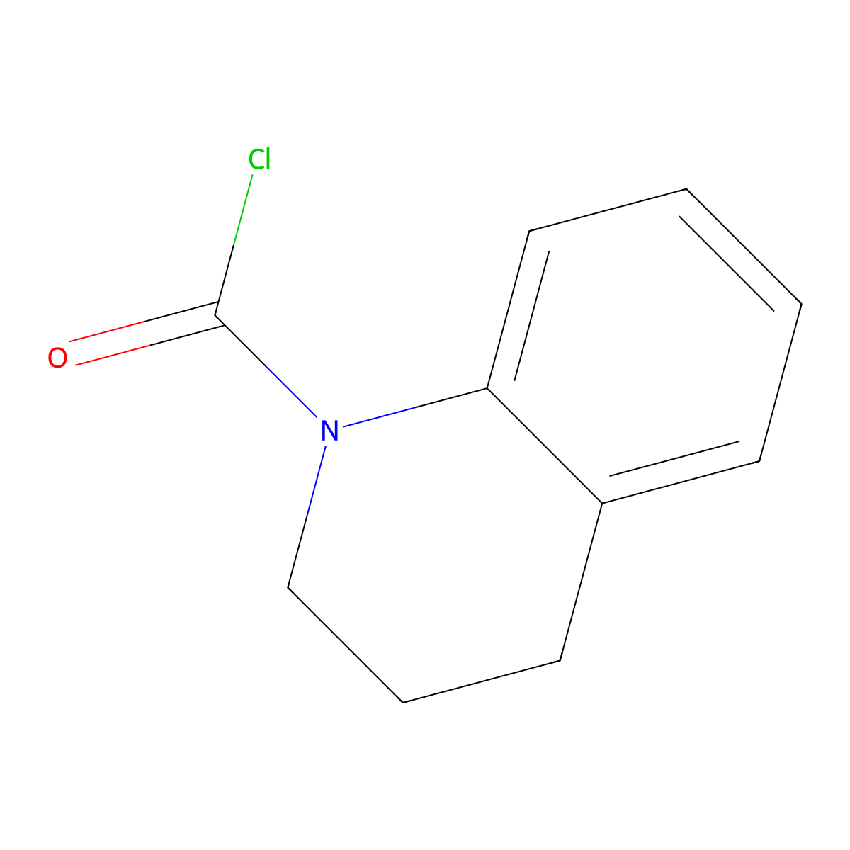 1,2,3,4-Tetrahydroquinoline-1-carbonyl chloride molecular structure, CAS 2616-50-4