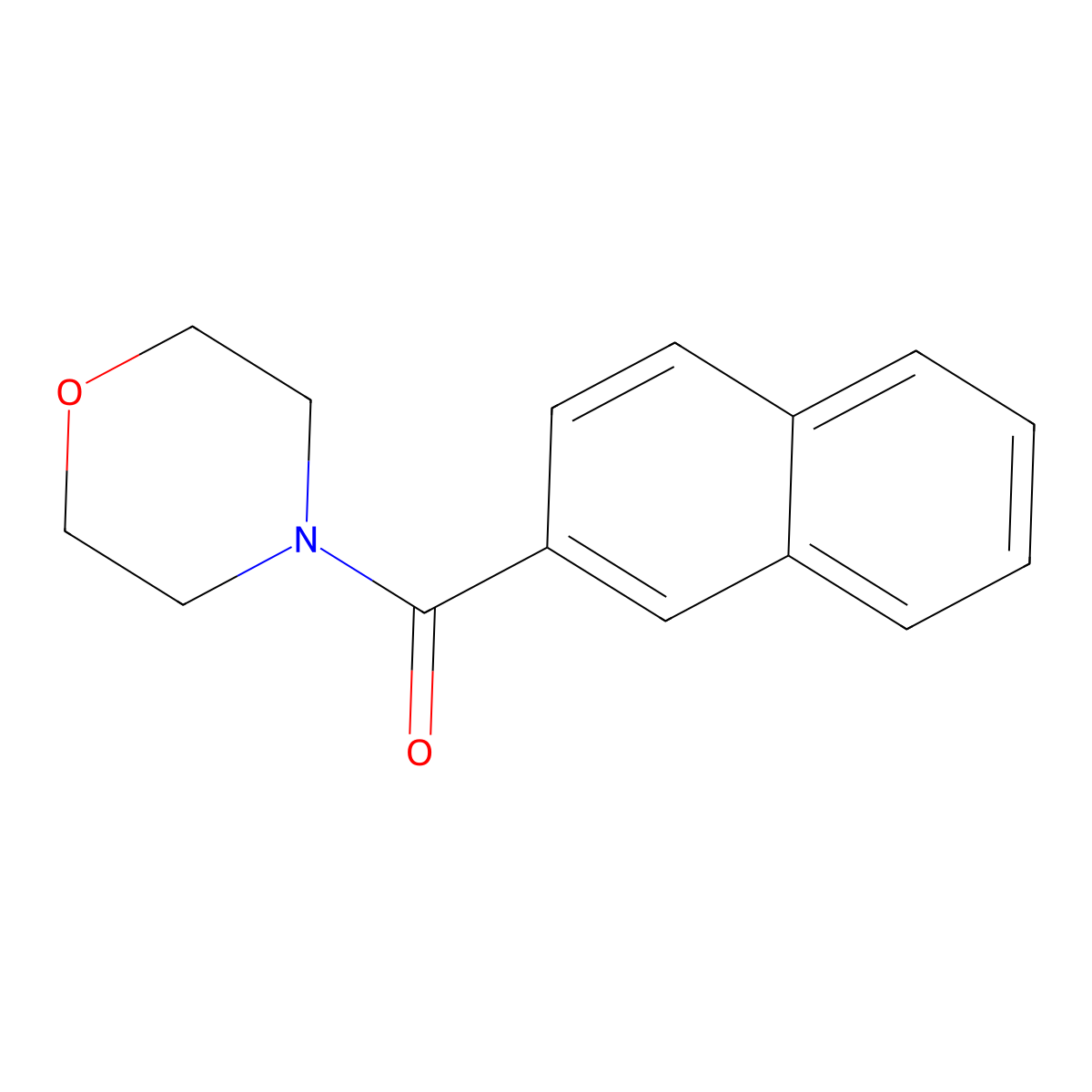 4-(Naphthalene-2-carbonyl)morpholine molecular structure, CAS 26162-88-9