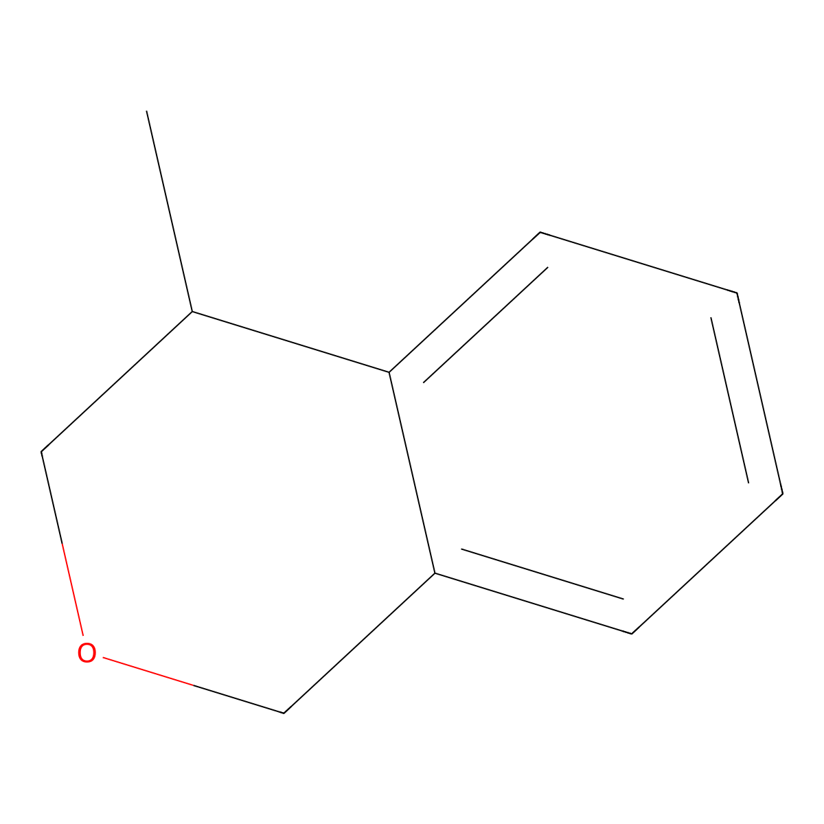 1H-2-Benzopyran, 3,4-dihydro-4-methyl- molecular structure, CAS 26164-08-9