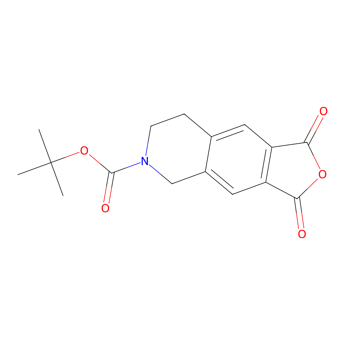 tert-butyl 1,3-dioxo-7,8-dihydro-5H-furo[3,4-g]isoquinoline-6-carboxylate molecular structure, CAS 2616551-67-6
