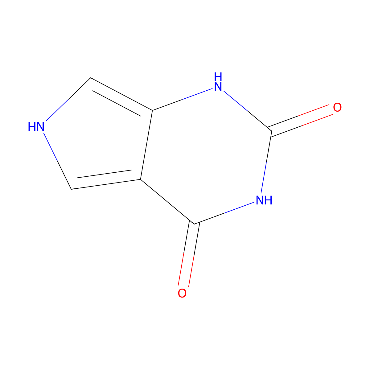 1H-Pyrrolo[3,4-d]pyrimidine-2,4(3H,6H)-dione molecular structure, CAS 261722-42-3