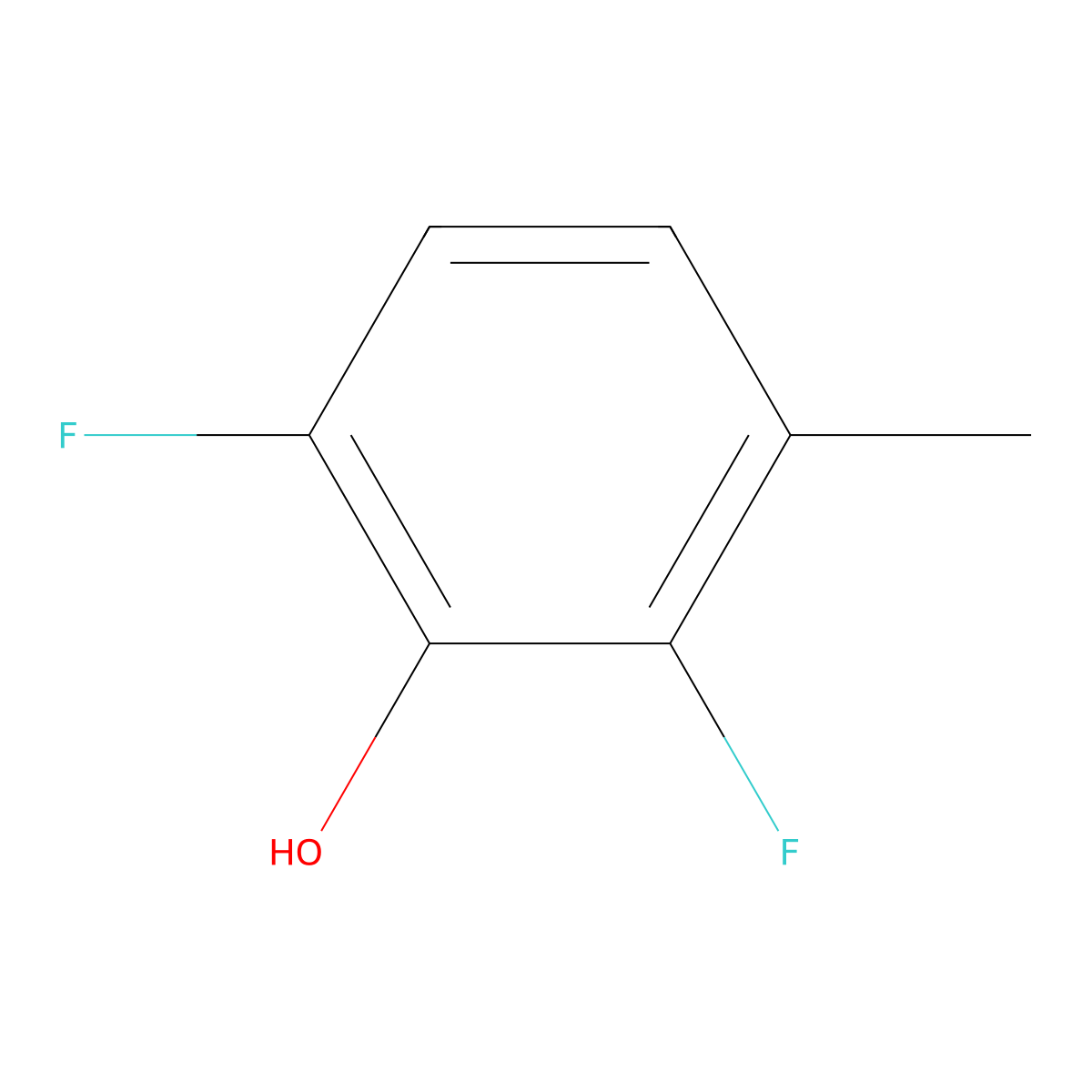 2,6-Difluoro-3-methylphenol molecular structure, CAS 261763-46-6
