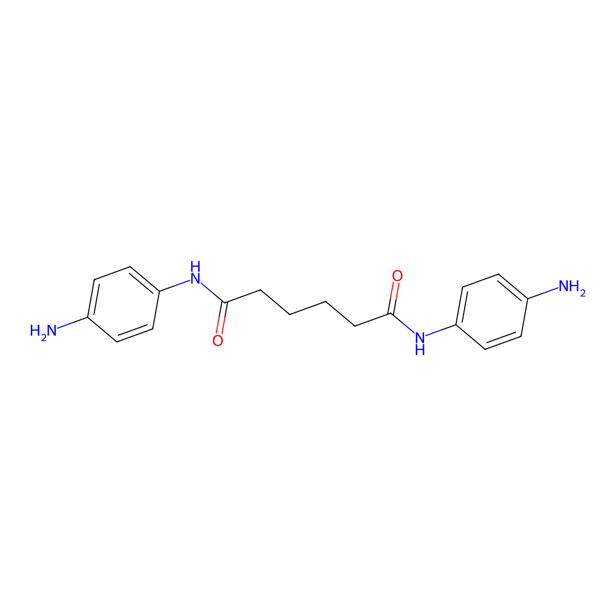 N,N'-Bis(4-aminophenyl)adipamide molecular structure, CAS 26179-35-1