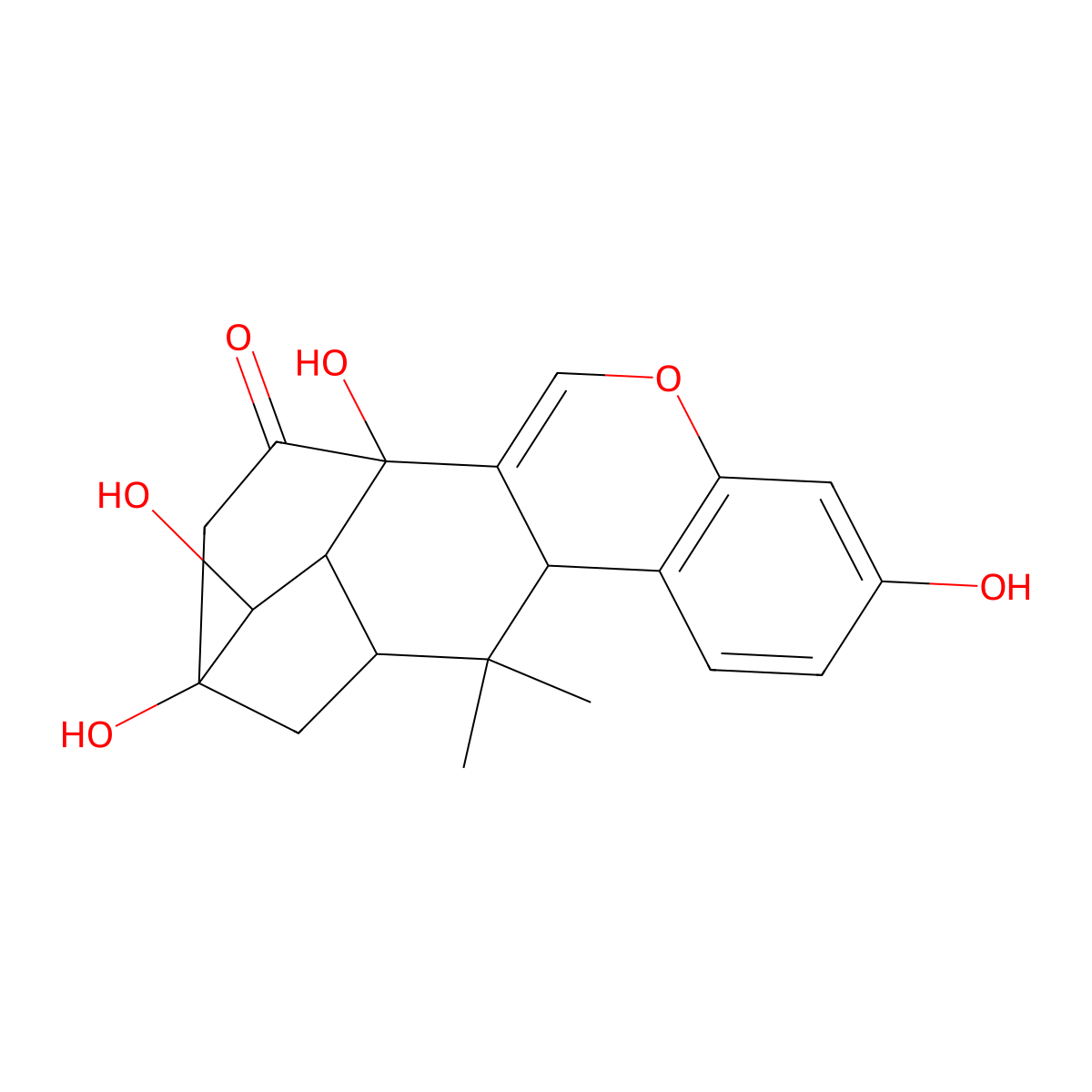 Miroestrol molecular structure, CAS 2618-41-9