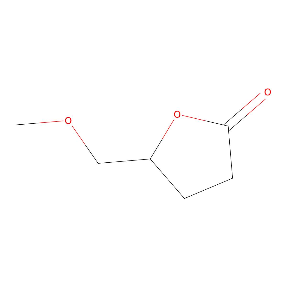 5-(Methoxymethyl)oxolan-2-one molecular structure, CAS 261911-63-1