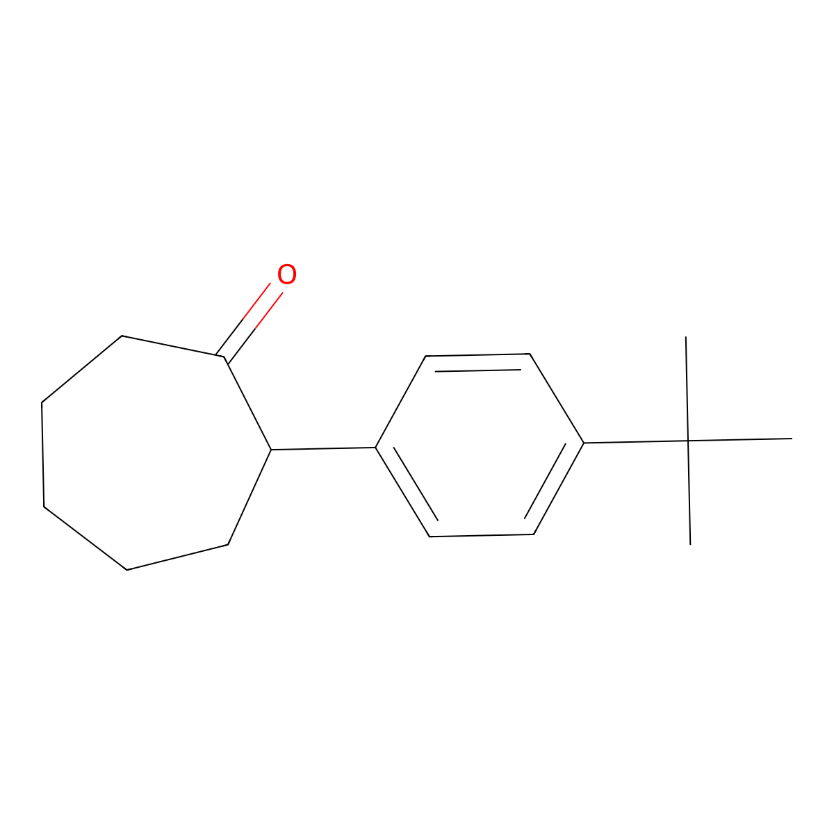 2-(4-tert-Butylphenyl)cycloheptan-1-one molecular structure, CAS 261919-93-1