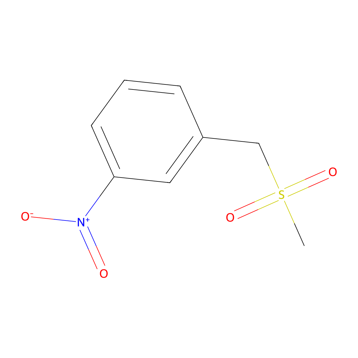 1-(Methanesulfonylmethyl)-3-nitrobenzene molecular structure, CAS 261924-46-3