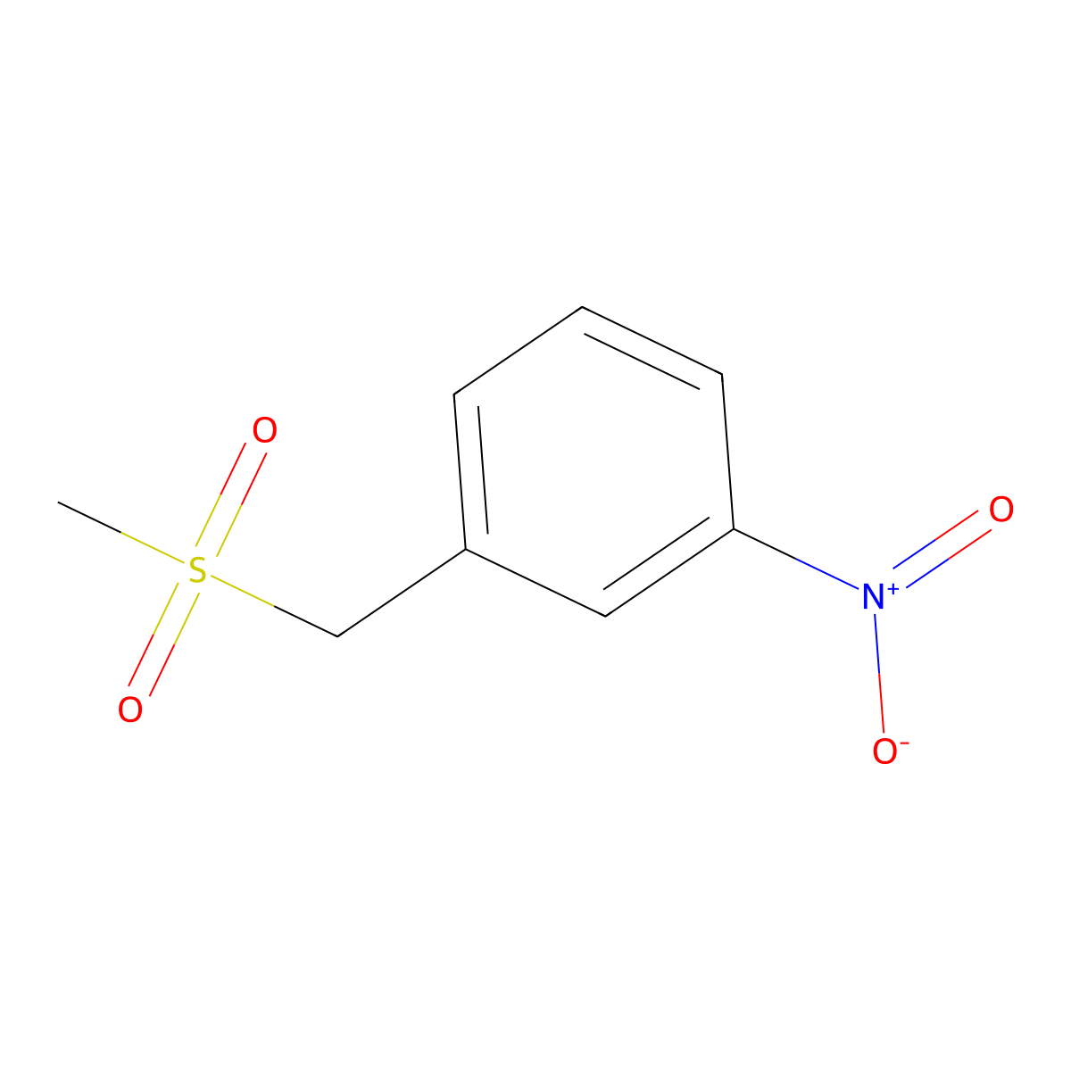 1-(Methanesulfonylmethyl)-3-nitrobenzene molecular structure, CAS 261924-46-3