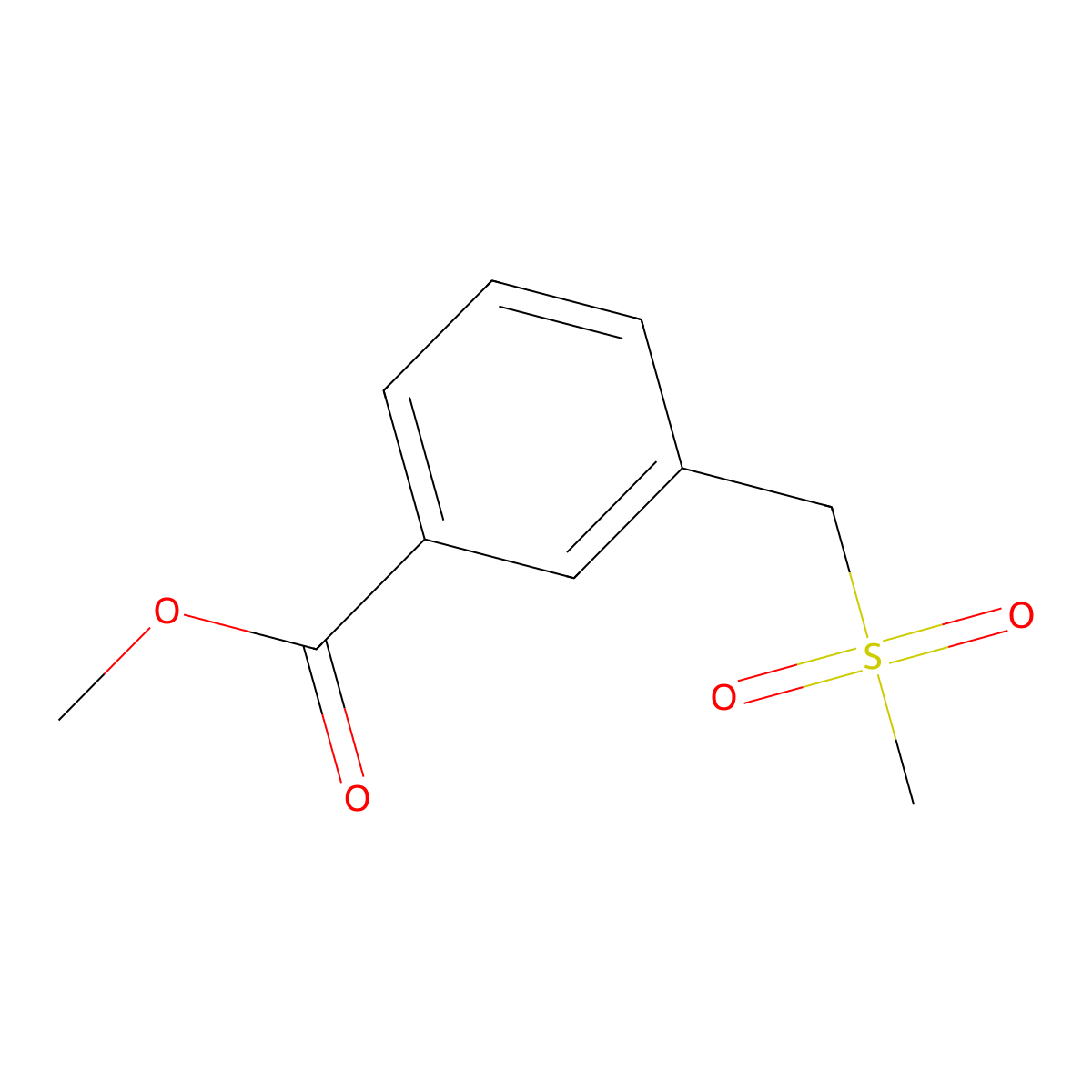 Methyl 3-[(methylsulfonyl)methyl]benzoate molecular structure, CAS 261924-48-5
