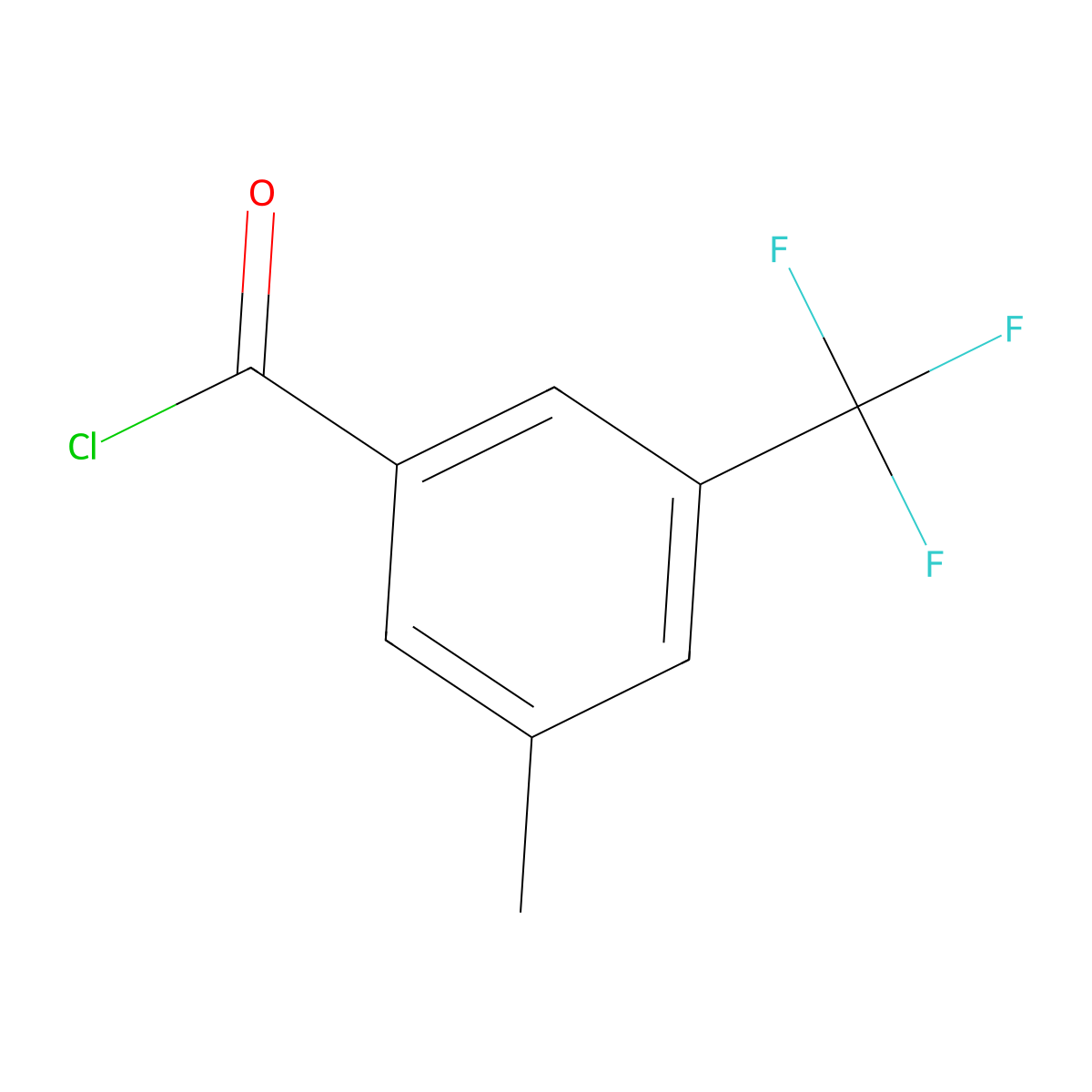 3-methyl-5-(trifluoromethyl)benzoyl Chloride molecular structure, CAS 261952-09-4