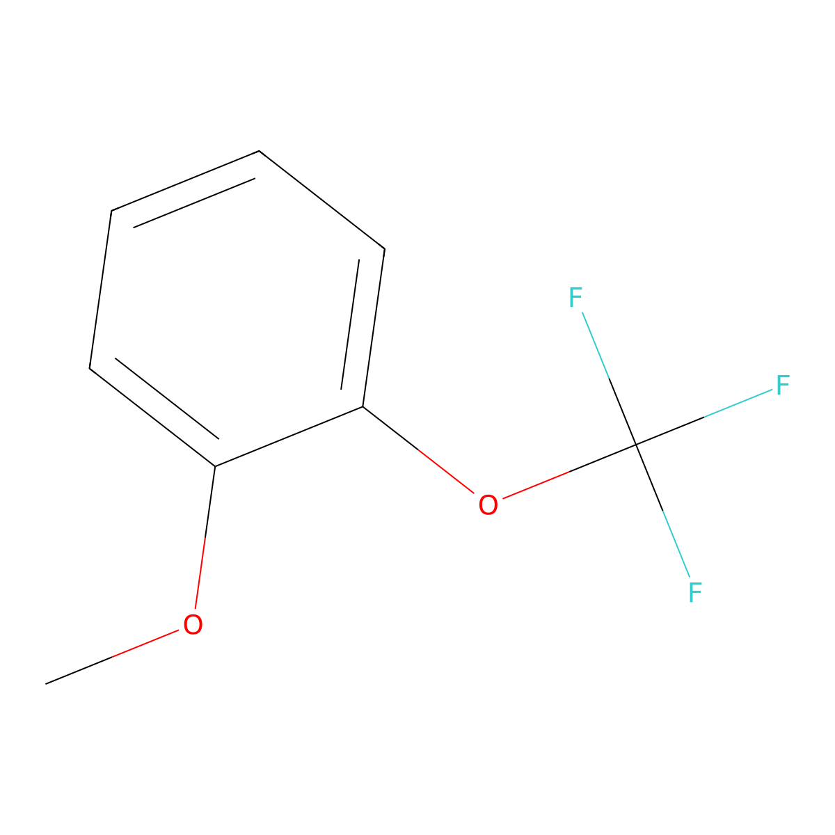 2-(Trifluoromethoxy)anisole molecular structure, CAS 261952-22-1