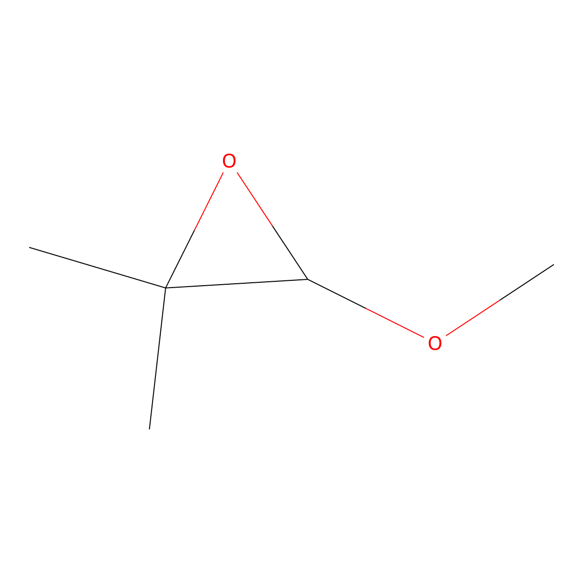 2,2-Dimethyl-1-methoxyethylene oxide molecular structure, CAS 26196-04-3