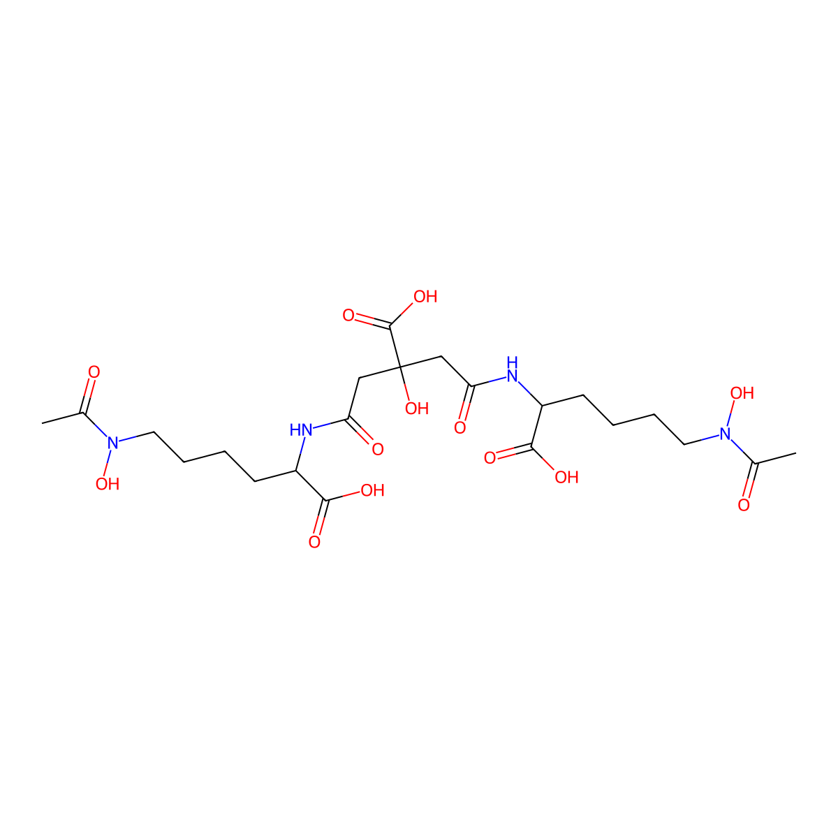 Aerobactin molecular structure, CAS 26198-65-2