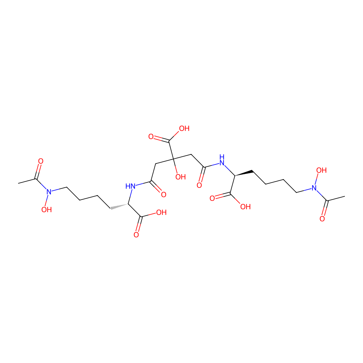 Aerobactin molecular structure, CAS 26198-65-2