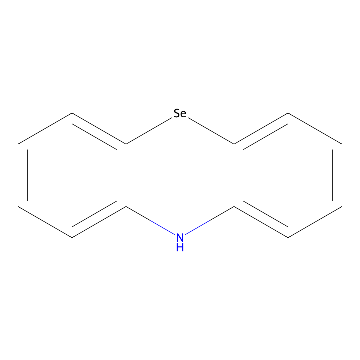 10H-Phenoselenazine molecular structure, CAS 262-05-5
