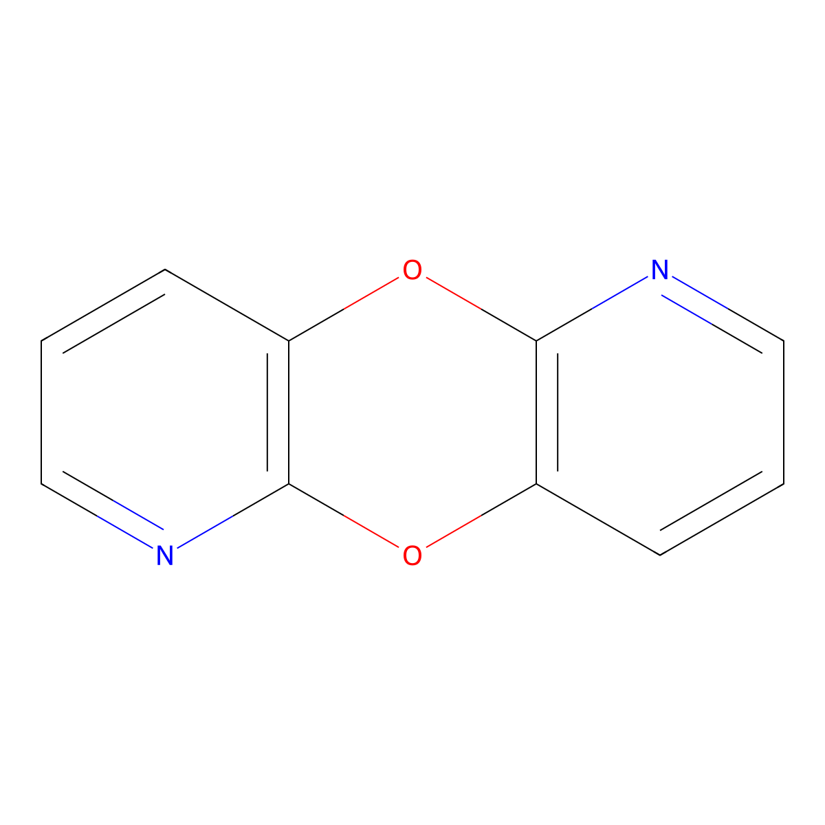 [1,4]Dioxino[2,3-b:5,6-b']dipyridine molecular structure, CAS 262-16-8