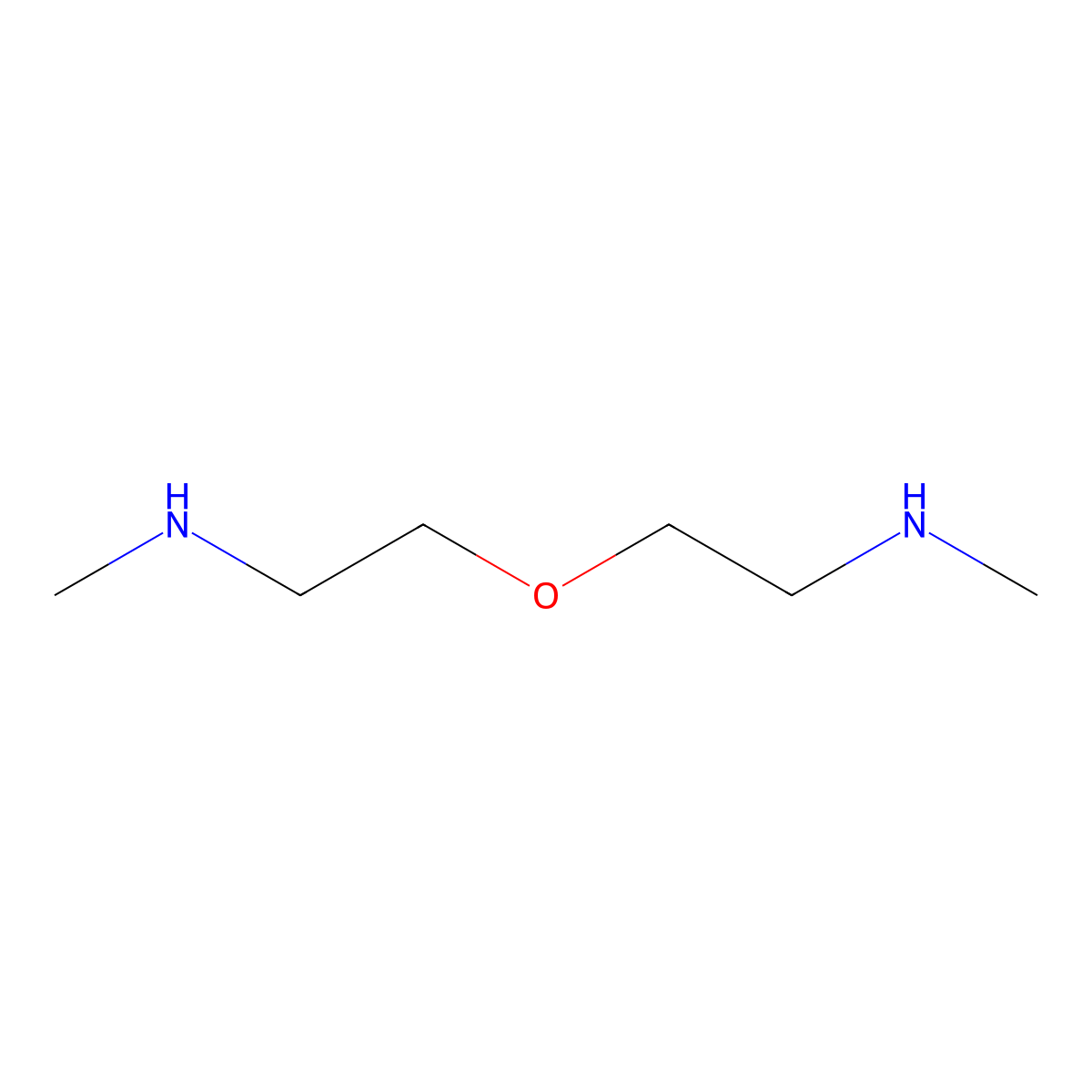 1,5-Bis(methylamino)-3-oxapentane molecular structure, CAS 2620-27-1