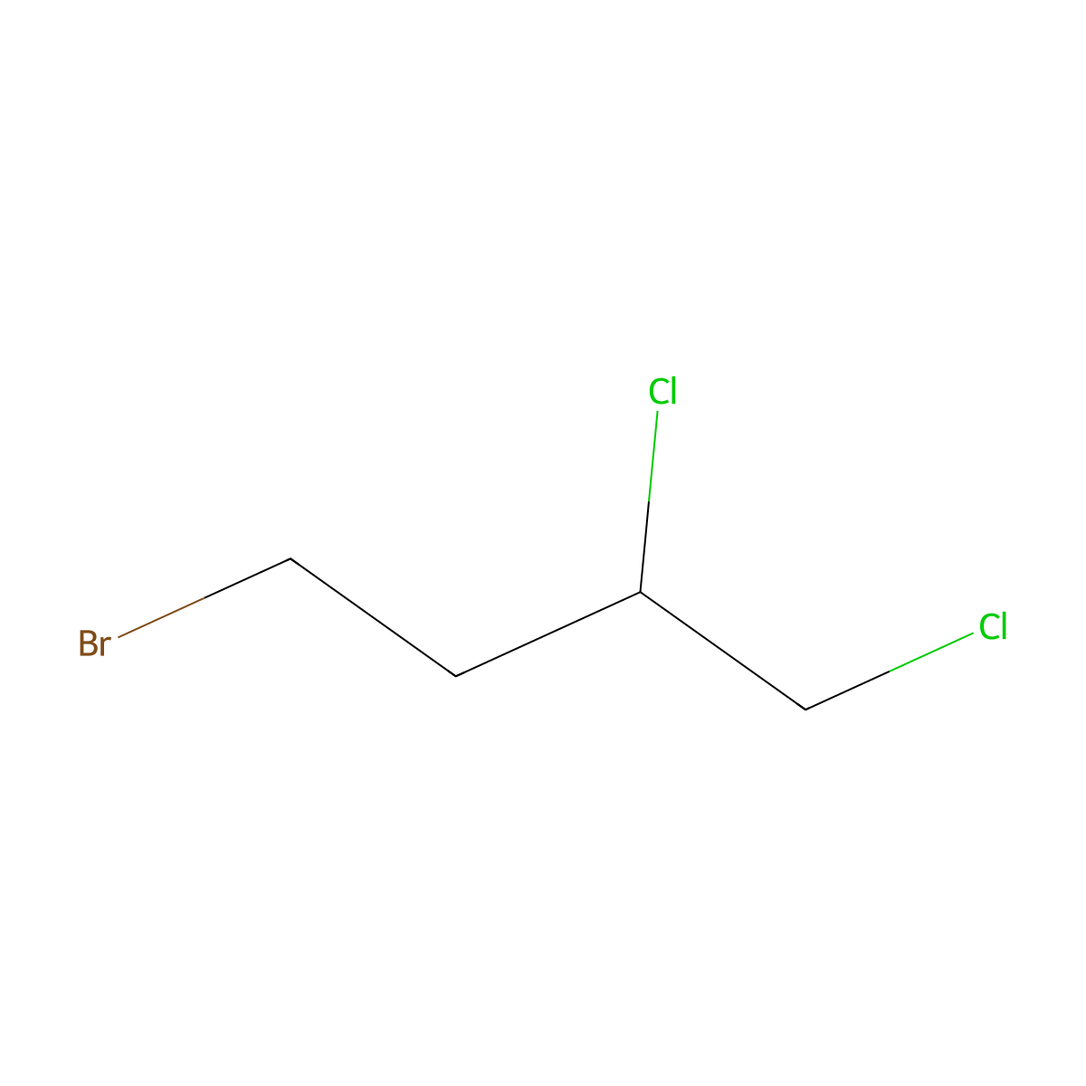1-Bromo-3,4-dichlorobutane molecular structure, CAS 26204-05-7