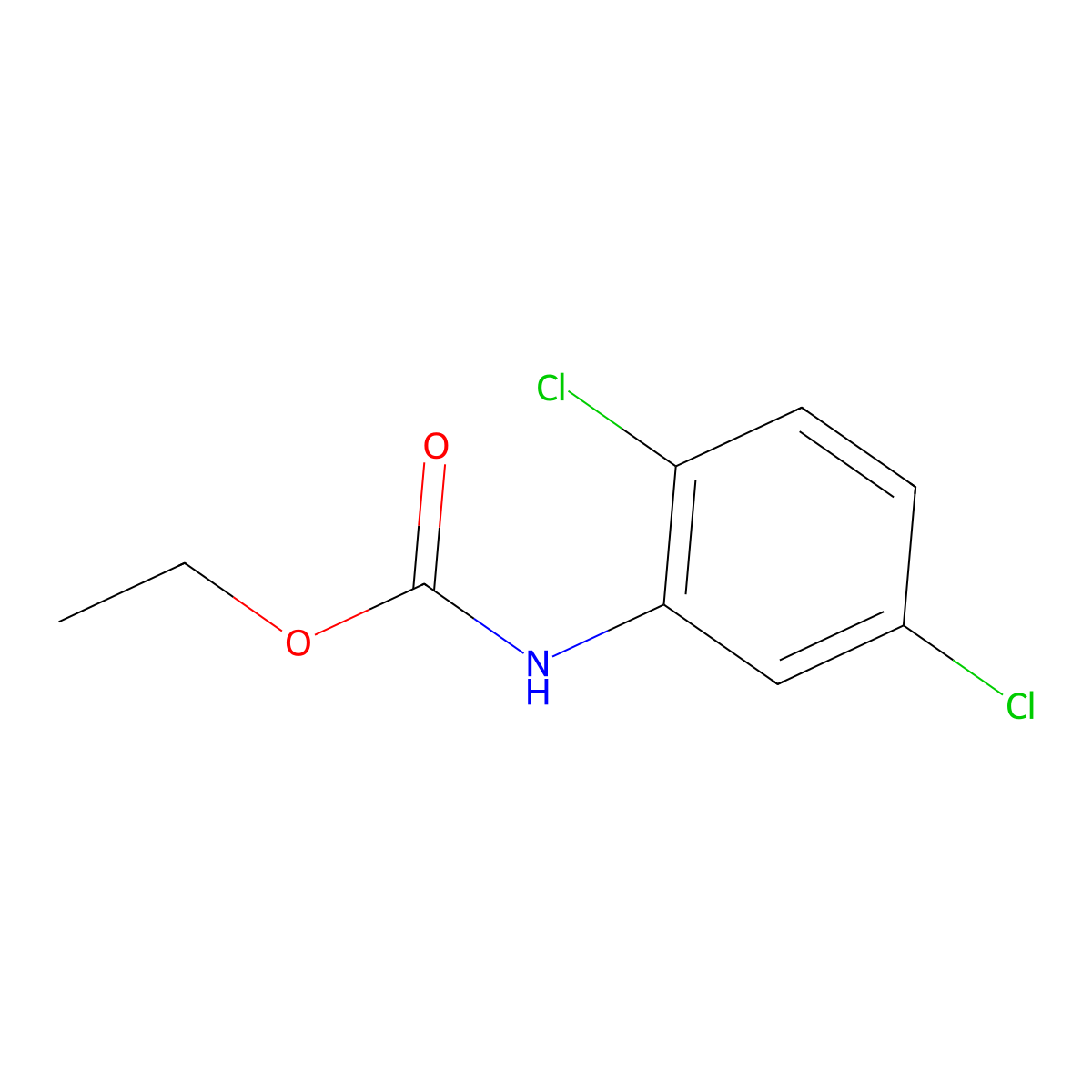 2,5-Dichlorocarbanilic acid ethyl ester molecular structure, CAS 2621-71-8