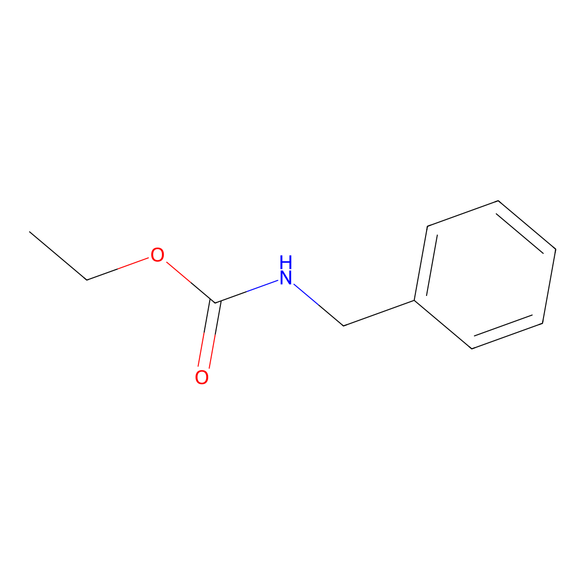 Ethyl benzylcarbamate molecular structure, CAS 2621-78-5