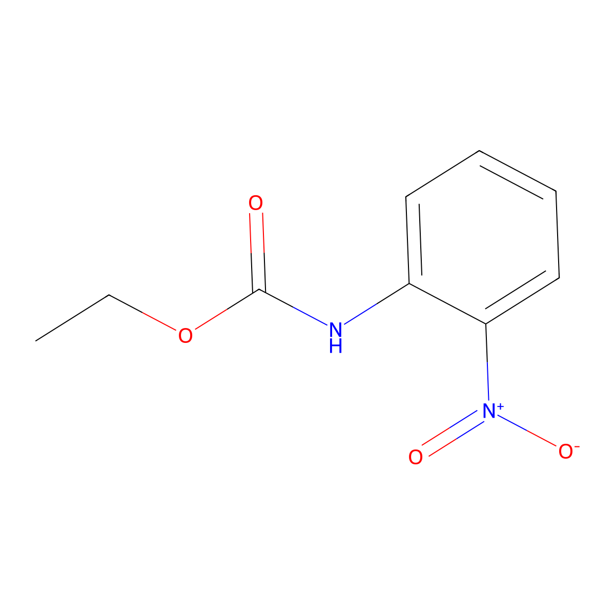 2-Nitrophenylurethane molecular structure, CAS 2621-84-3